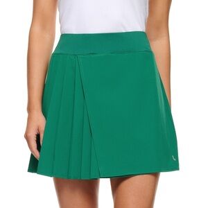 Lolë Green Asymmetrical Pleated Skort Size Medium